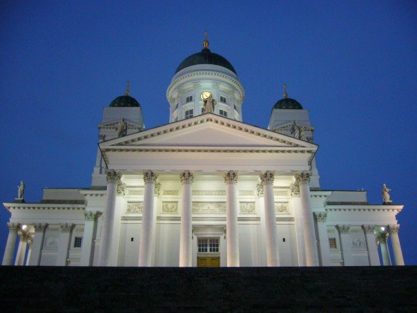 Helsingin Tuomiokirkko, the most famous landmark in Finland's capital