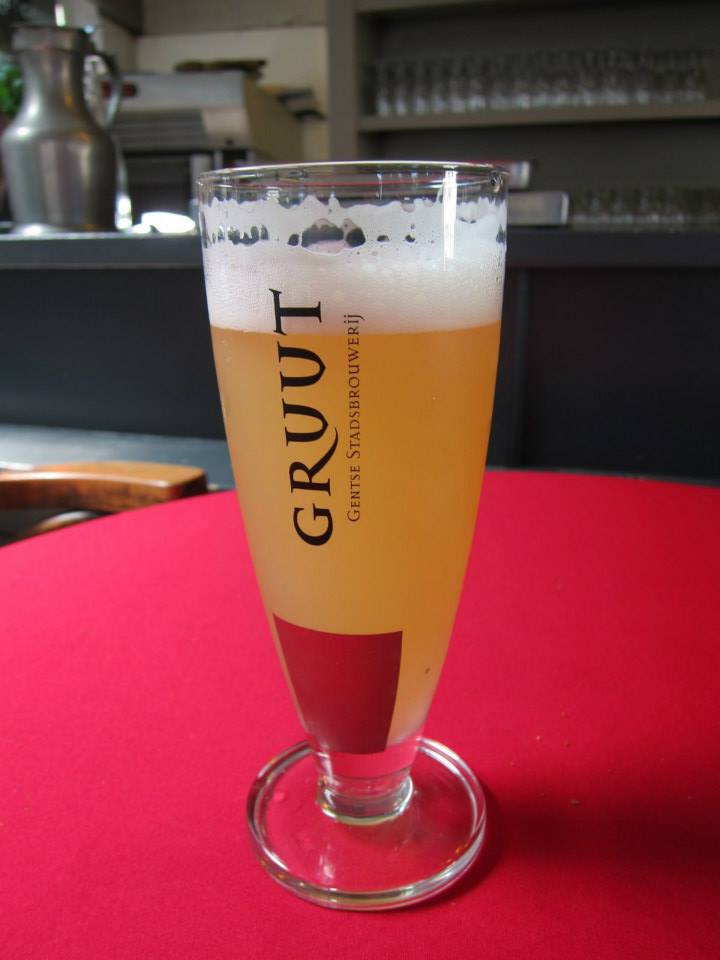 My glass of wheat beer