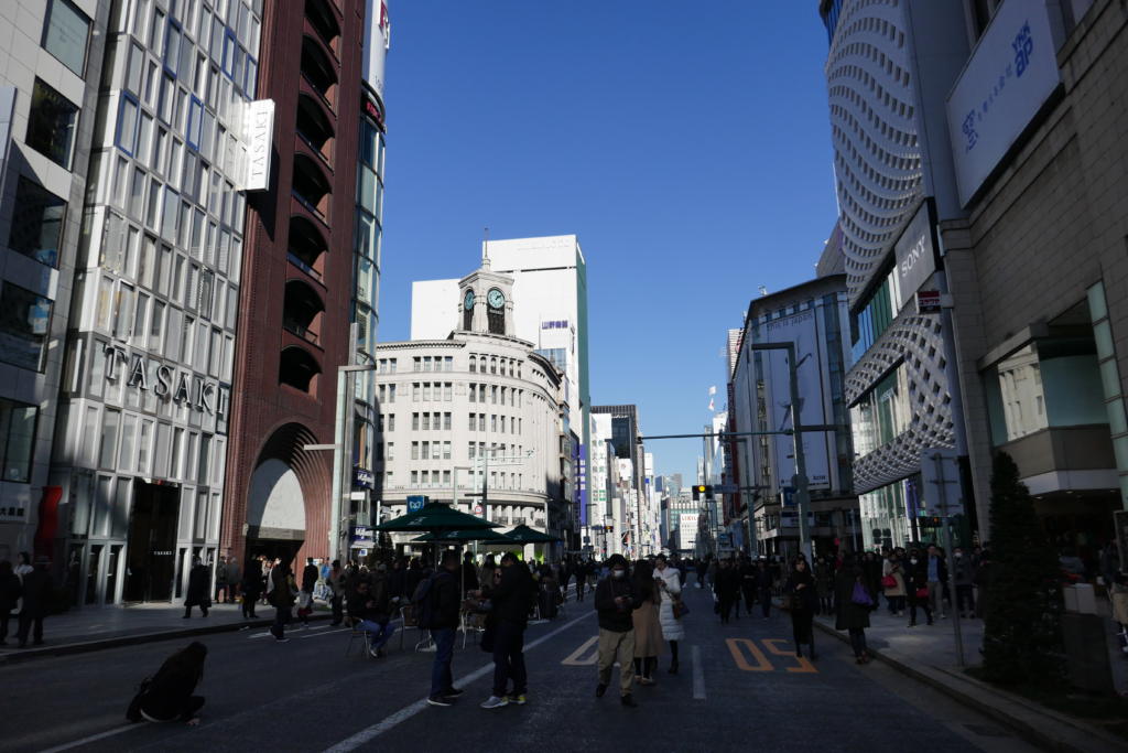Ginza intersection, Tokyo