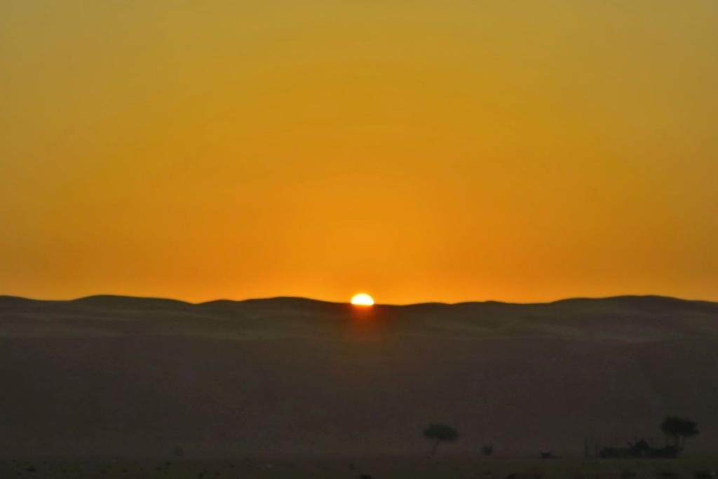 Dunes sunrise in Oman