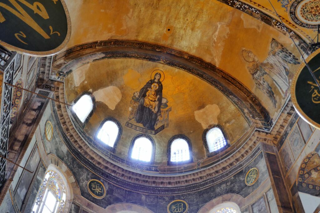 Hagia Sophia mosaic Istanbul itinerary