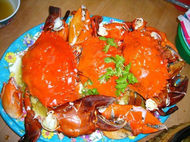 Steamed crabs, Singapore