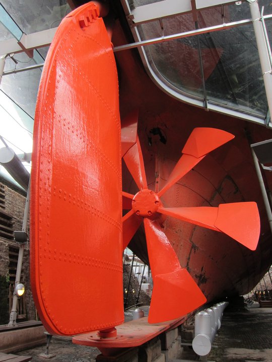 Propeller on the SS Great Britain, Bristol