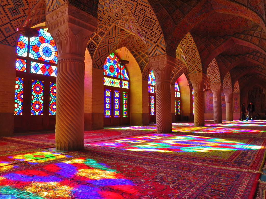 The Stunning Stained Glass Light Show at Nasir ol-Molk / Nasir al-Mulk Mosque Iran