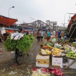 Photographs of Long Bien Market at Daybreak