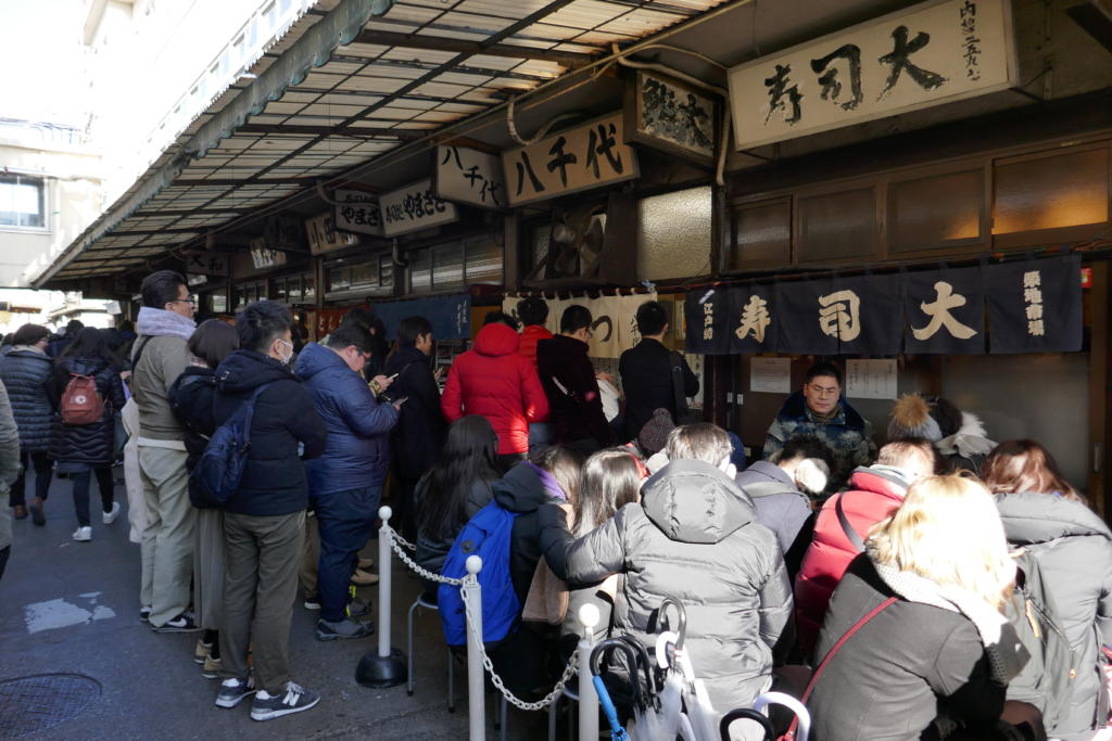 Tsukiji market sushi restaurants