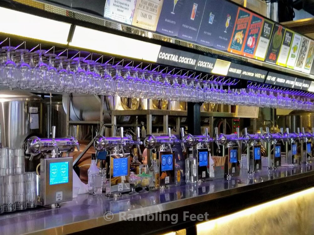 A bar serving craft beer during the circuit breaker