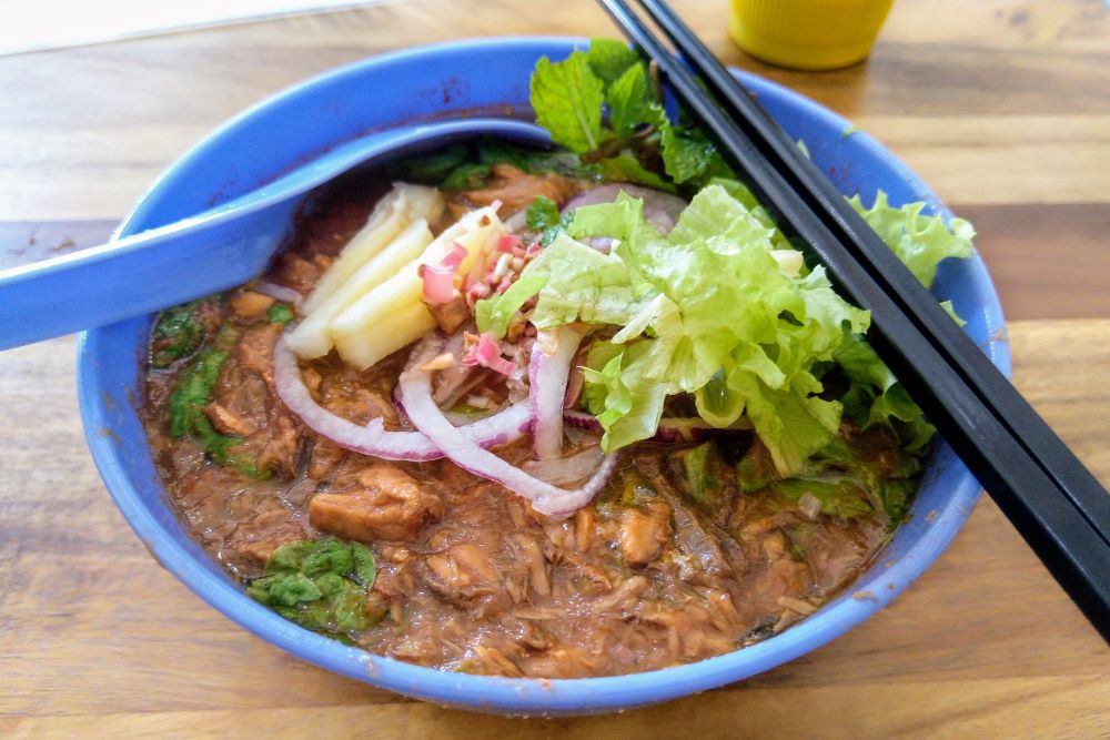 Penang Road laksa in a bowl